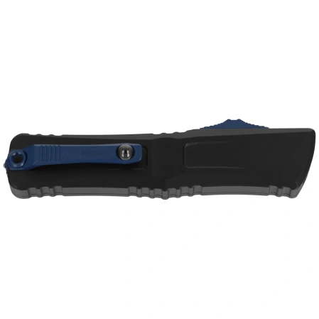 Nóż automatyczny OTF Microtech Combat Troodon Gen III S/E Black Aluminium, Navy M390MK by Tony Marfione (1143-1NASK)