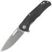 LionSteel Q4ttro Knife Black G10/Titanium, Satin MagnaCut by Molletta (Q4 GBK)