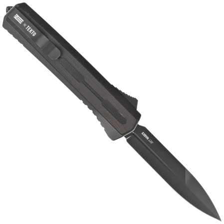 Nóż automatyczny OTF Tekto A7 Zastava S/P Black Aluminium/Tactical Black, Black CPM S35VN