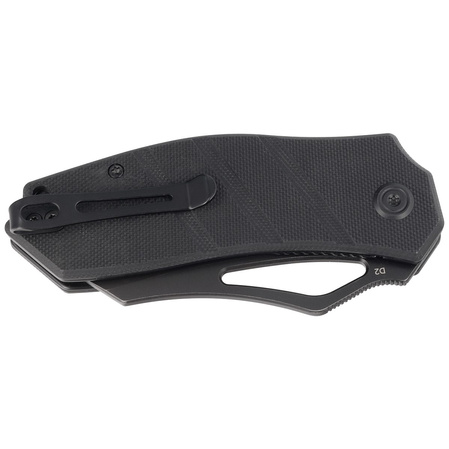 Kubey Ceyx Knife Black G10, Blackwashed D2 (KU335D)