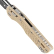 Microtech MSI S/E Ram-Lok Frag Tan G10, Black M390MK by Tony Marfione (210-1FRGTTA)