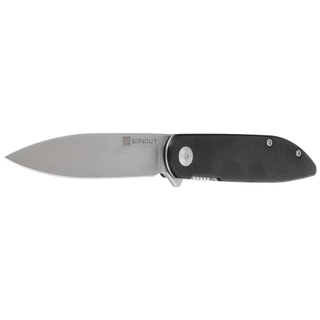Sencut Bocll II Black G10, Satin D2 by Brad Zinker knife (S22019-1)