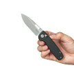 Nóż składany Kubey Bluff KU248F Black G10, Sandblasted 14C28N by Garet Caronna