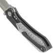 Remette RT-Meteor Knife Black Titanium/Gray Carbon Fiber, Pearlescent M390 (RTPT-B)