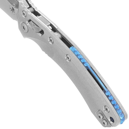 Nóż składany Microtech Marfione Select Amphibian Ram-Lok S/E Stonewashed Gray Titanium, Stonewashed M390MK by Tony Marfione (137RL-10MS2)