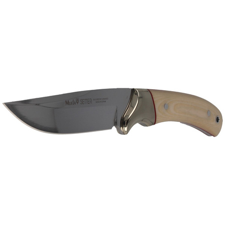 Muela Setter-11B Ivory Micarta, Mirror X50CrMoV15 Knife