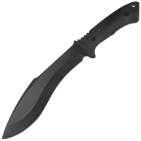 Spartan Blades Harsey Kukri Knife Black Polymer, Black 1095 Cro-Van by William W. Harsey (SBSL007BK)