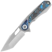 Remette RT-Saker Falcon Gray Titanium/Carbon Fiber, Manual Fine Grinding Satin S45VN (ASTP-1)