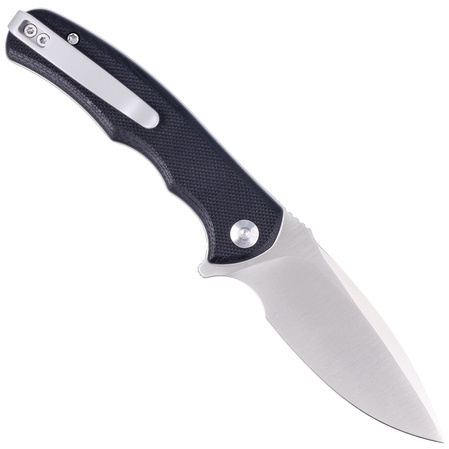 Civivi Mini Praxis Knife Black G10, Satin D2 (C18026C-2)