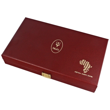 Muela Kudu LE No 450/1000 Granadillo Wood Knife, Satin 14C28N