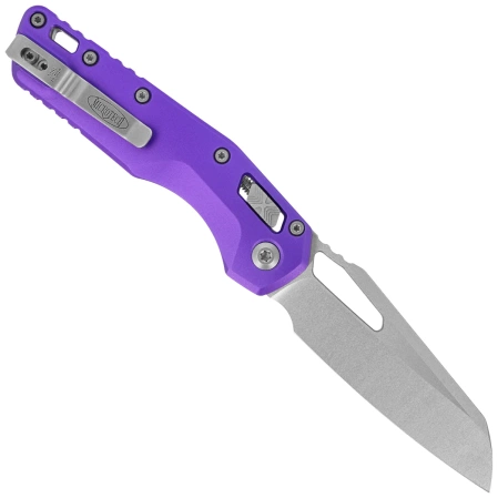 Microtech MSI S/E Knife Purple Slab Side Aluminium, Stonewashed M390MK by Tony Marfione (210-10PU)