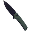 Civivi Knife Conspirator Green Micarta, Black Stonewashed (C21006-2)