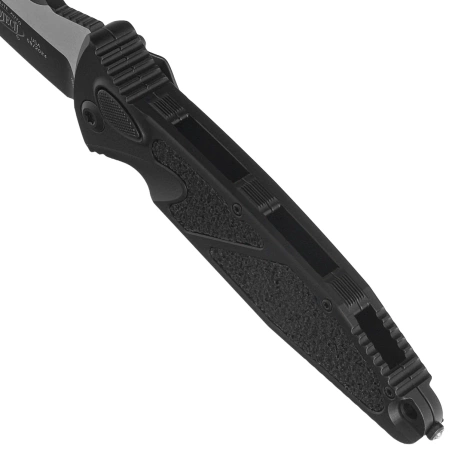 Microtech Socom Elite Auto T/E Automatic Knife Black Aluminum, Tactical M390 by Tony Marfione (161A-1T)