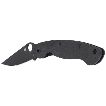 Spyderco Military G-10 Black/Black Blade Knife (C36GPBK)