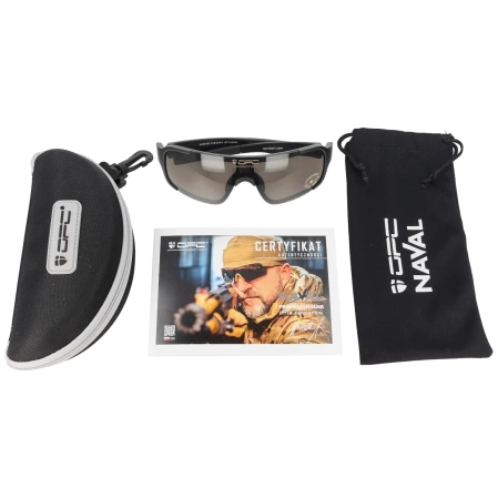 Okulary OPC Tactical JET I Naval Matt Black, Smoke (N TJ I MATT BLK)