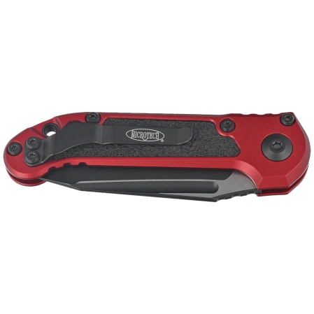 Microtech LUDT Gen III T/E Automatic Knife Merlot Aluminum, Black M390MK by Tony Marfione (1136-1MR)