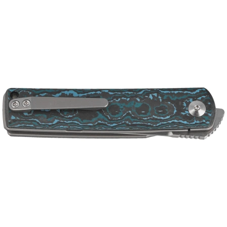 Nóż składany Reate Bushido Titanium/Arctic Storm Fat Carbon, Hand Satin M390 (BSO.ARS.SAT)