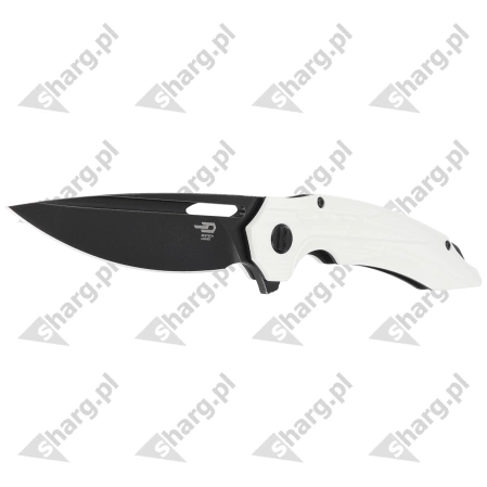 Nóż składany Bestech Ornetta White G10, Black Stonewashed D2 by Kombou (BG50E)