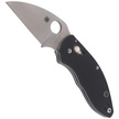 Spyderco Q Ball Black G10, Satin VG-10 Knife by Eric Glesser (C219GP)