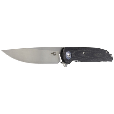 Bestech Knife Ascot Carbon Fiber / Black G10, Satin D2 (BG19A)