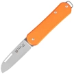 Fox Vulpis Orange Aluminium, Polished N690Co Pocket Knife (FX-VP108 OR)