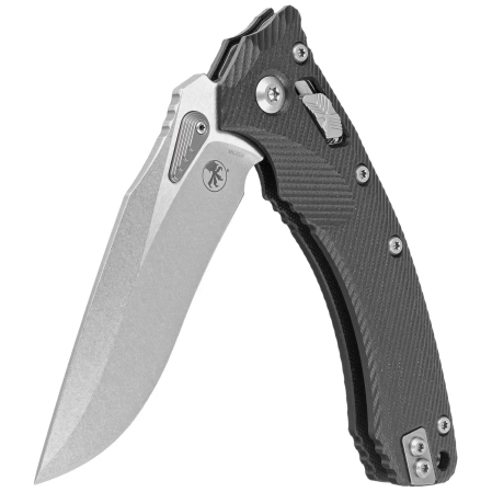 Nóż składany Microtech Amphibian Ram-Lok S/E Black Fluted G10, Stonewashed M390MK by Tony Marfione (137RL-10FLGTBK)