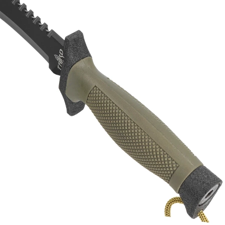 Nóż survivalowy Third Decor Habitat Green ABS, Black 420 (H0502N)
