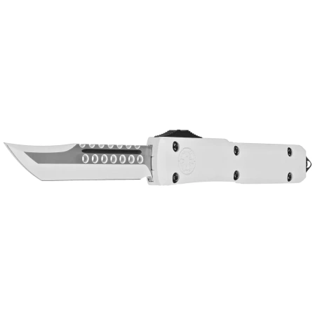 Noże automatyczne OTF Microtech Ultratech Storm Trooper Hellhound/Warhound Set Signature White Aluminium, White M390 by Tony Marfione (119-1SETSTDS)