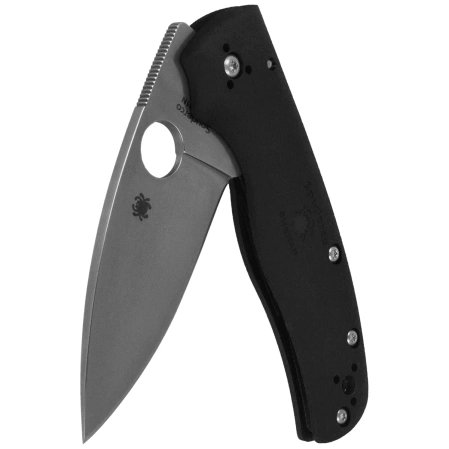 Spyderco Shaman Lightweight Knife Black FRN, Satin CTS BD1N by Sal Glesser (C229PBK)