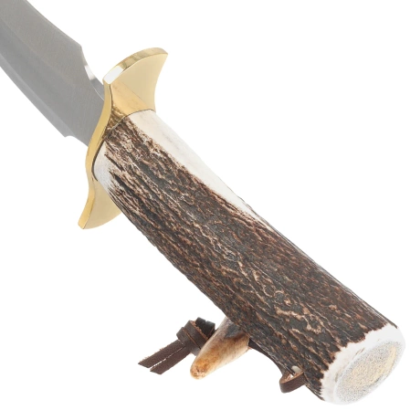 Muela Apache Deer Stag Knife, Satin X50CrMoV15