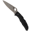 Spyderco Endura 4 FRN Black Flat Ground PlainEdge Knife (C10FPBK)