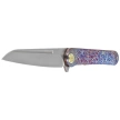 Nóż składany Kubey KB Knives Dandy Flamed Titanium, Sandblasted CPM S90V by Maksym Tkachuk (KB247H)