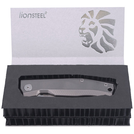 Nóż składany LionSteel Myto Grey Titanium, Satin M390 by Molletta (MT01 GY)