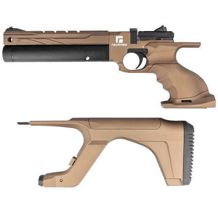 Reximex RP Bronze 5.5mm PCP Air Pistol with Regulator