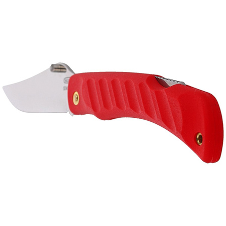 Mikov Crocodile Red ABS Folding Knife, Mirror Finish (243-NH-1/C RED)