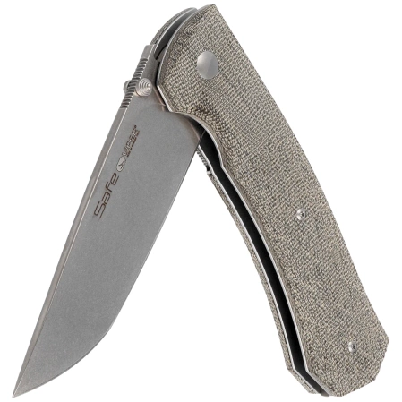 Nóż składany Viper Safe Green Canvas Micarta, Stonewashed M390 by Fabrizio Silvestrelli (V6016CG3D)
