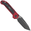 Microtech LUDT Gen III T/E Automatic Knife Merlot Aluminum, Black M390MK by Tony Marfione (1136-1MR)