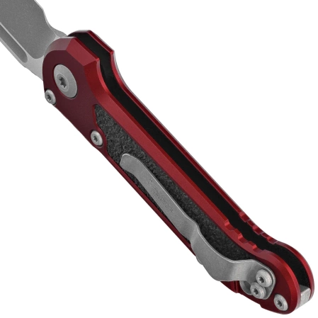 Microtech LUDT Gen III S/E Automatic Knife Merlot Aluminum, Apocalyptic M390MK by Tony Marfione (1135-10APMR)