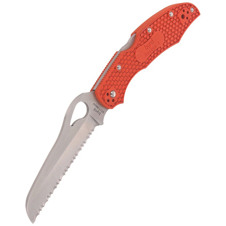 Spyderco Byrd Cara Cara Rescue 2 FRN Orange, SpyderEdge (BY17SOR2)