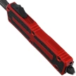 Microtech Scarab II Gen III D/E OTF Knife Red Aluminum, Black M390MK by Tony Marfione (1280-1RD)
