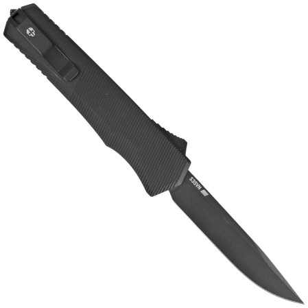 Tekto A5 Spry D/P OTF Knife Black Aluminum, Black CPM S35VN