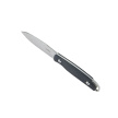 Kubey Dust Devil Knife Black Micarta, Beadblasted 14C28N by K.C. Spiron (KU357A)