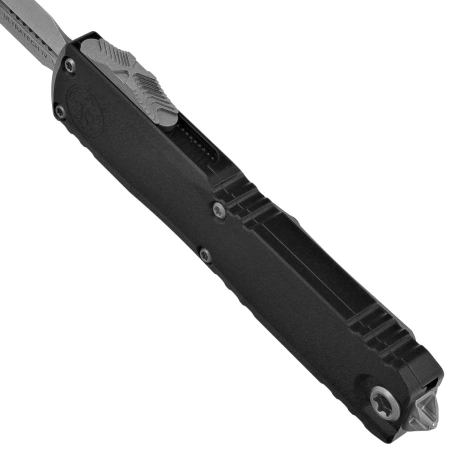 Nóż automatyczny OTF Microtech Ultratech Gen IV D/E Black Aluminium, Stonewashed M390MK by Tony Marfione (11224-10)