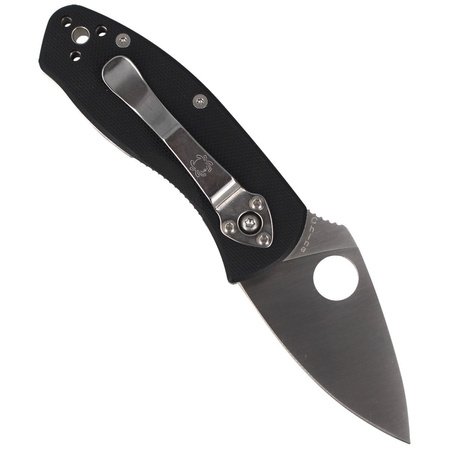 Spyderco Ambitious G-10 Black PlainEdge Knife (C148GP)