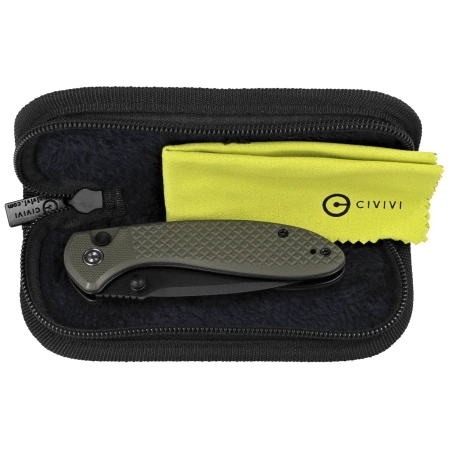 Nóż składany Civivi Faeger OD Green G10, Black Stonewashed 14C28N (C24031-2)