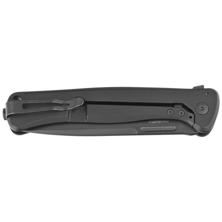 LionSteel Skinny Knife Black Aluminum/Black Micarta, Old Black MagnaCut by Molletta (SK01A BB)