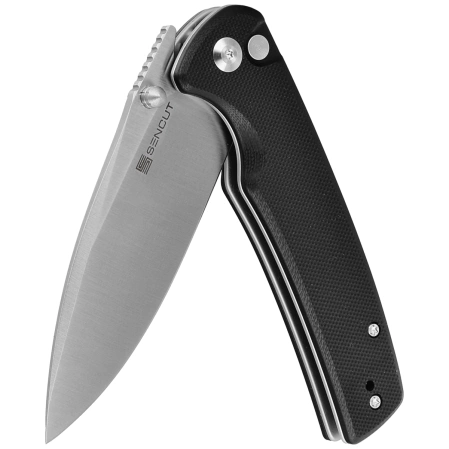Sencut Sachse Black G10, Satin 9Cr18MoV knife (S21007-5)