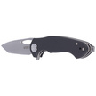 Kubey Knife Dugu Tanto Black G10, Sand Blasted 14C28N (KU159C)