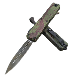 Nóż automatyczny OTF Microtech Ultratech Gen III ZBP D/E Signature Outbreak Aluminium, Outbreak M390MK by Tony Marfione (1122-1 OBDS)