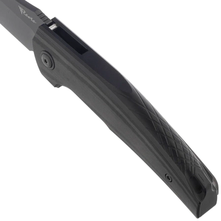 Nóż składany Reate Jack Jr. Black Aluminium, Black DLC S30V (Jack Jr. BKAL DLC BKAL)